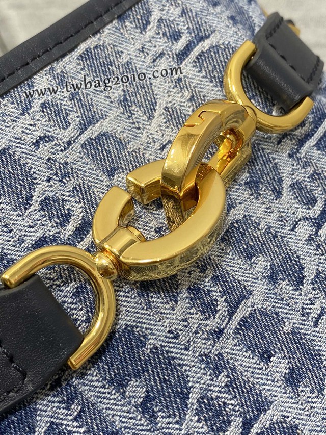 Dior专柜新款迪奥高仿原单大号C‘est丹宁系列水桶包 djfk1737
